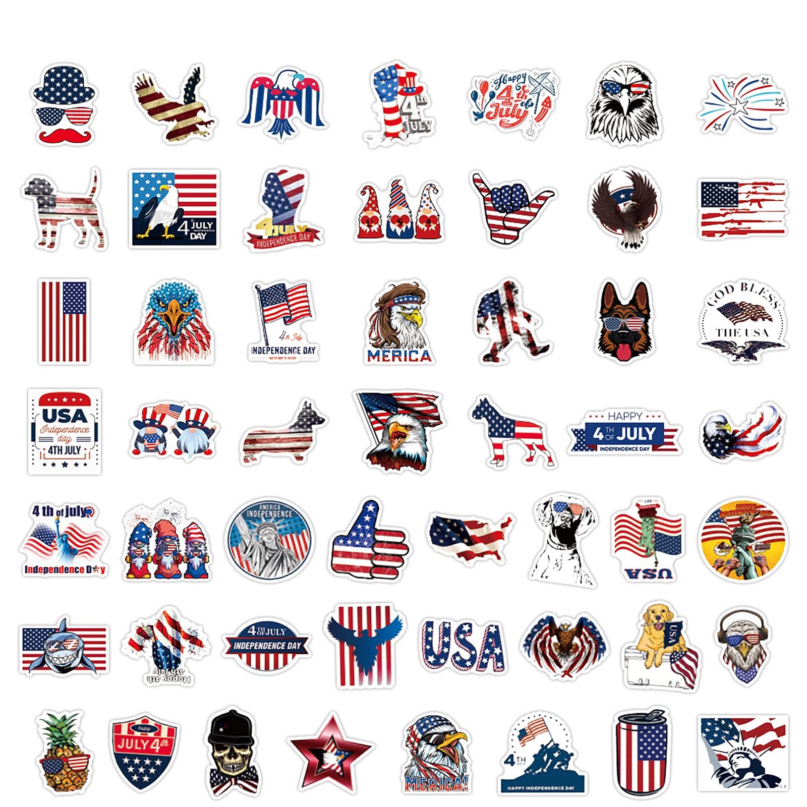 Custom Waterproof Adhesive American Cartoon Stickers Great For Diy Projects Cut Vinyl Sticker