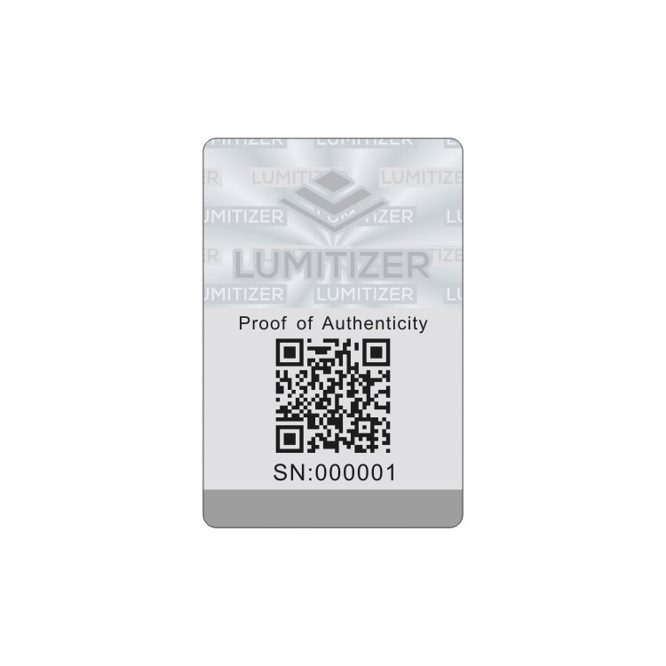 3d hologram security void label laser print high quality hologram sticker laser label