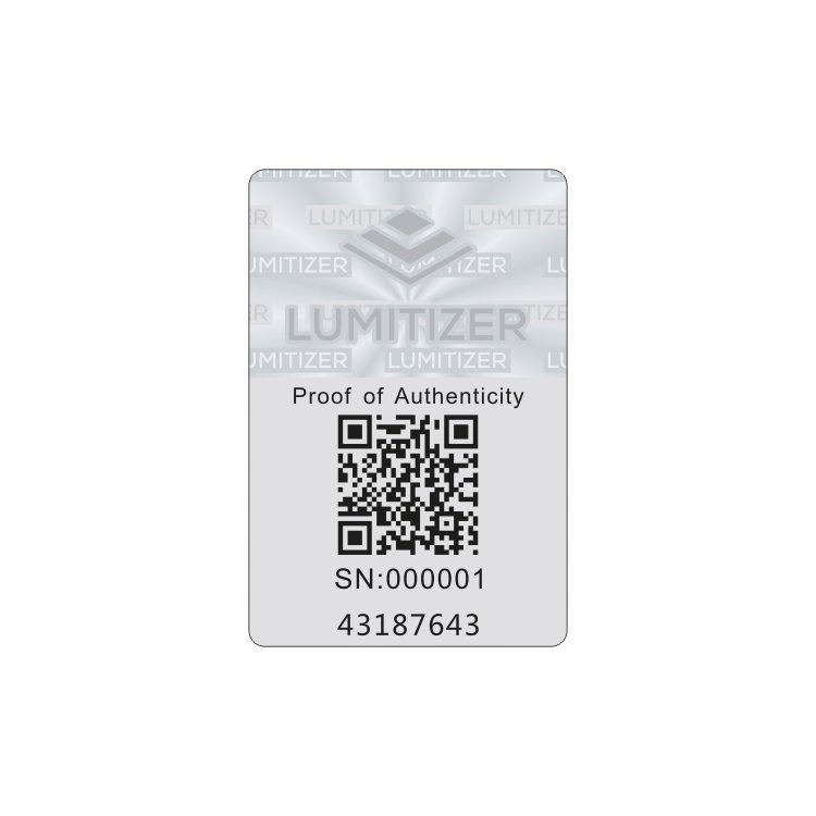 3d hologram security void label laser print high quality hologram sticker laser label