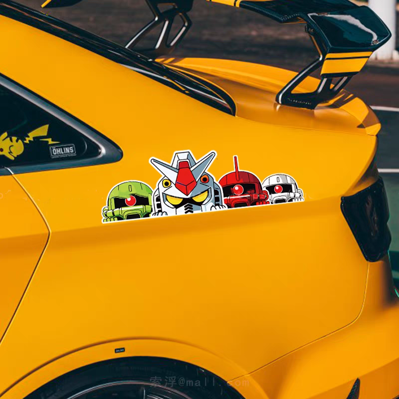 UV Resistant car sticker Custom Waterproof Transfer Vinyl car Window bumper Stickers decals Car Rear Windshield Banner