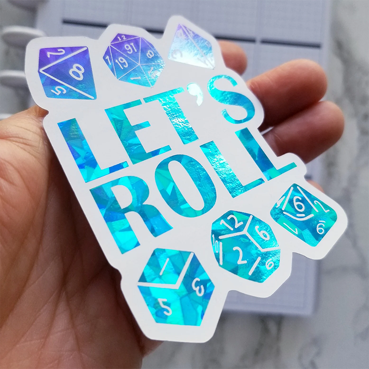 Custom design Die Cut Waterproof cartoon sticker for laptop Vinyl Adhesive Print diecut Advertising Stickers
