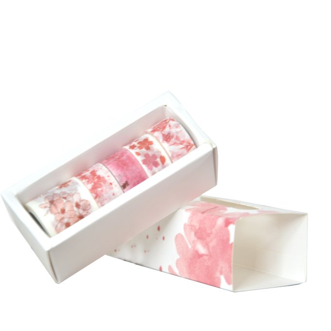 Manufacturer Custom Candy Color Cartoon Masking Paper Tape Stickers Stationery Sticker Christmas Washi Tape