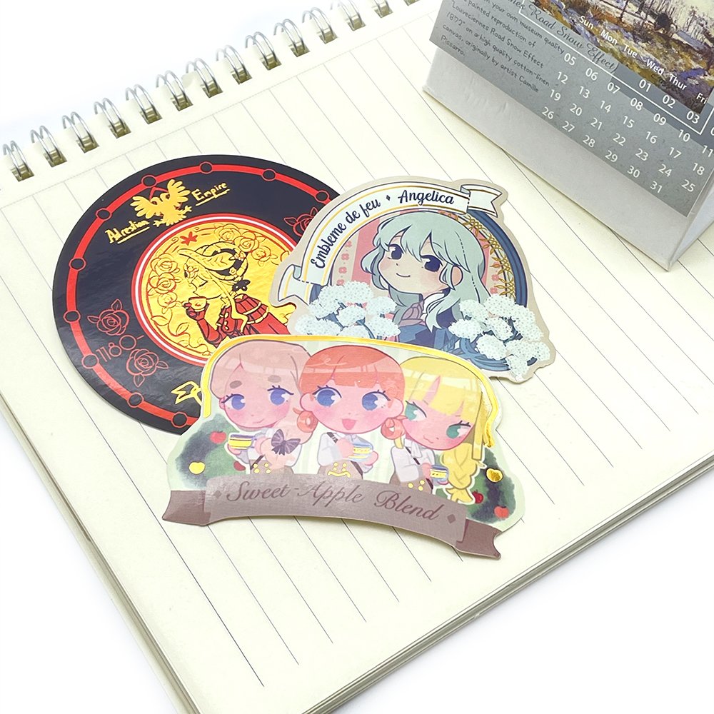 Personal Good Quality Custom Design Personalized Price Concessions Of Gold Foil Sticker Printing