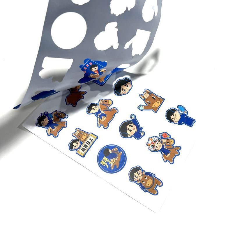 High Quality Customized Personalized Waterproof Cartoon Stickers Logo Cartoon Kiss Cut Cute Stickers Paper For Kids