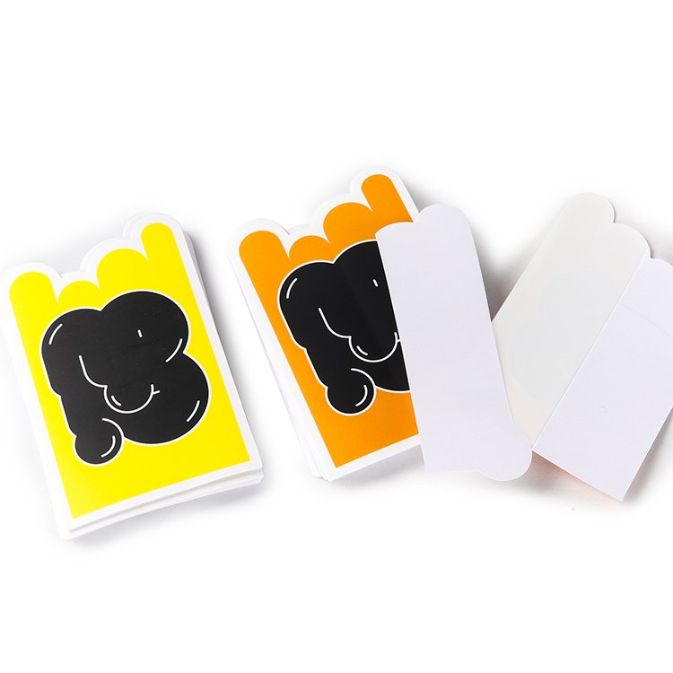 Printing adhesive logo label shiny die cut cartoon sticker sheet waterproof vinyl die cut sticker custom