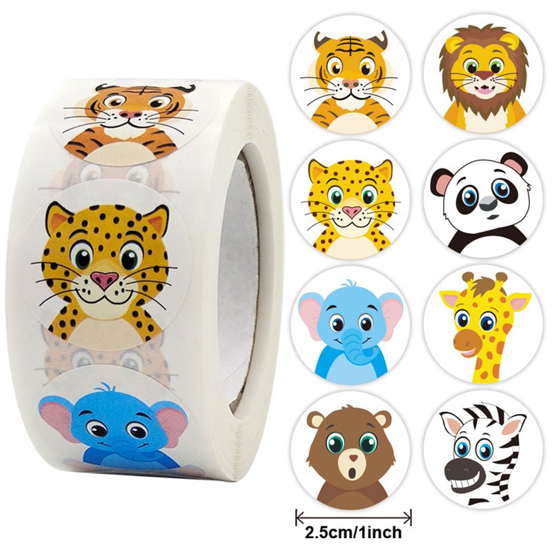 Custom rollos de stickers thank you Cute Thank You stickers cartoon printing cute thank you stickers