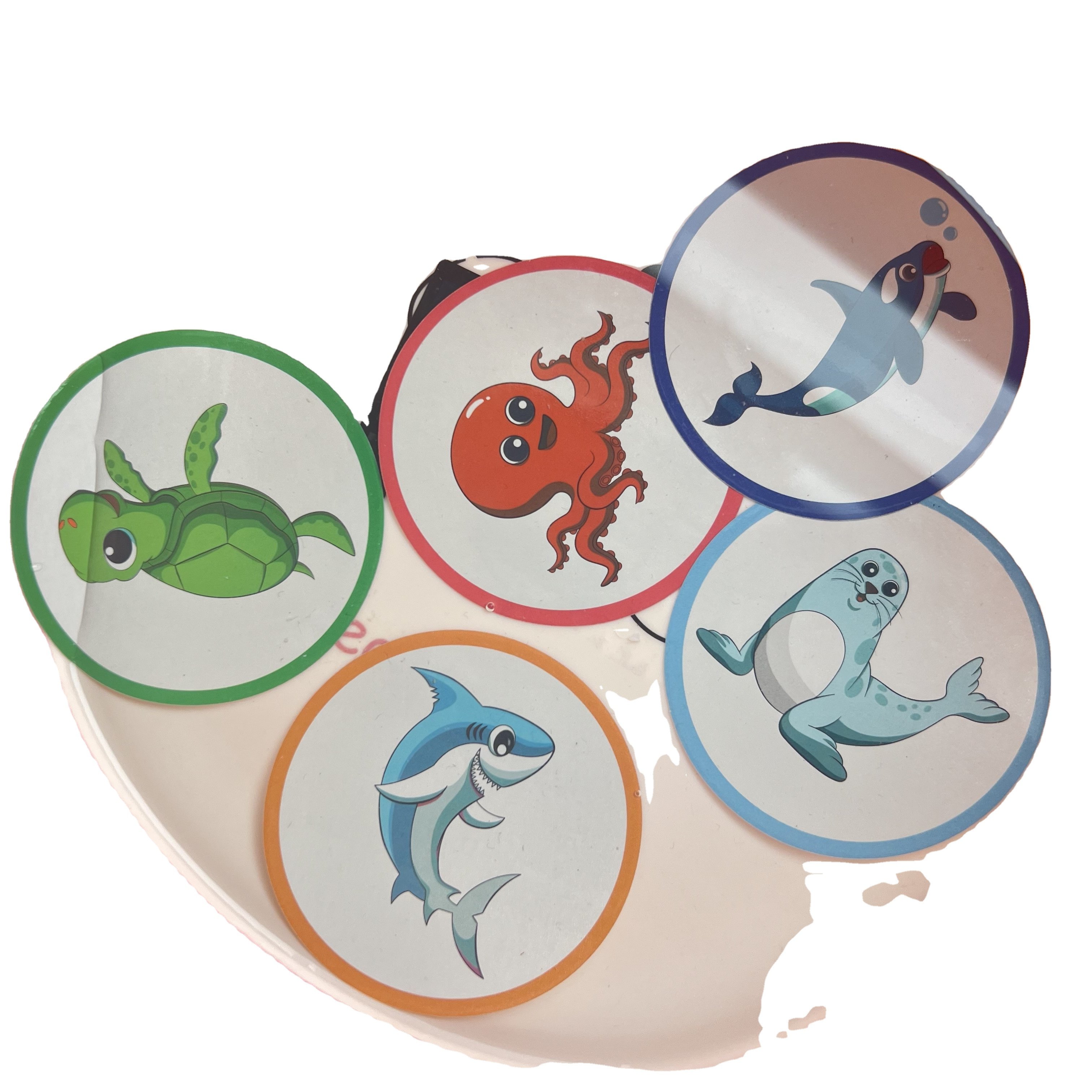 Cartoon Thermochromic Stickers Children's Toilet Training Stickers Can be Customized Thermochromic Stickers
