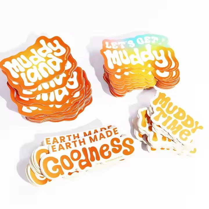 UV Resist Waterproof Vinyl Car Vehicle Laptop Door Decal Sticker Custom Die Cut Logo Label Stickers