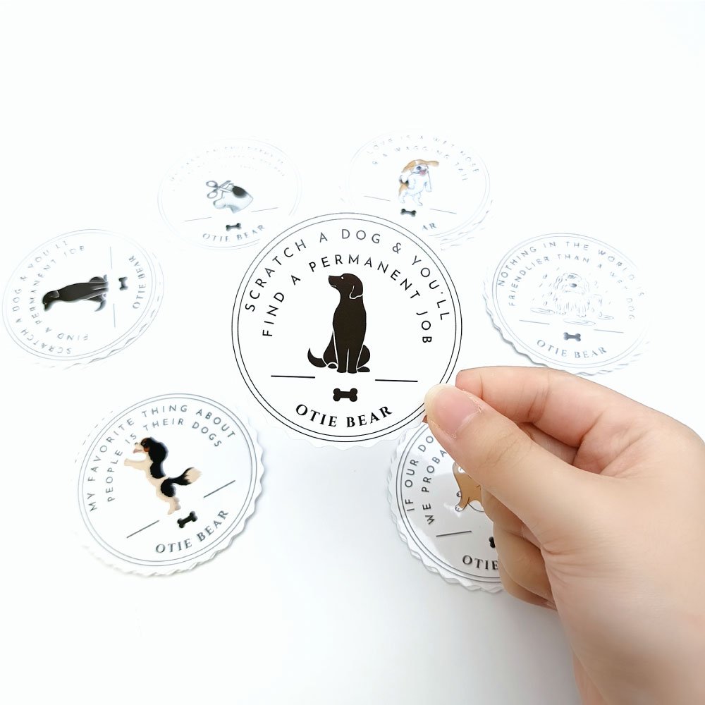 Factory custom waterproof vinyl die cut stickers printing adhesive cartoon die cut stickers