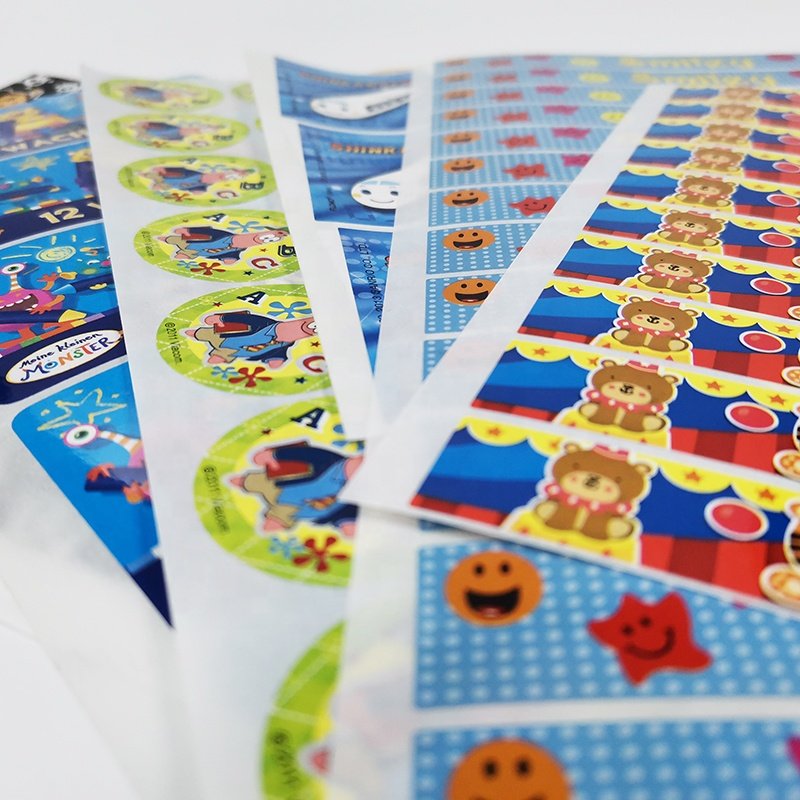 pvc cartoon label sticker