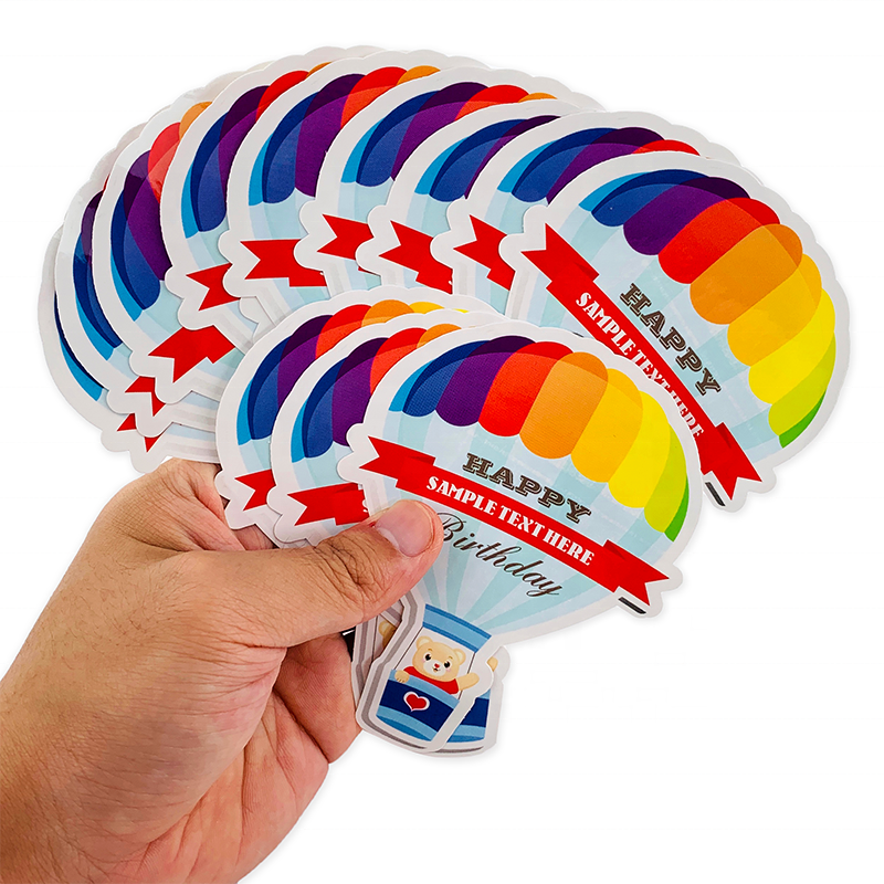 Wholesale Free Sample Waterproof OEM Cartoon Logo Custom Sticker Die cut Printed PVC Anime Stickers