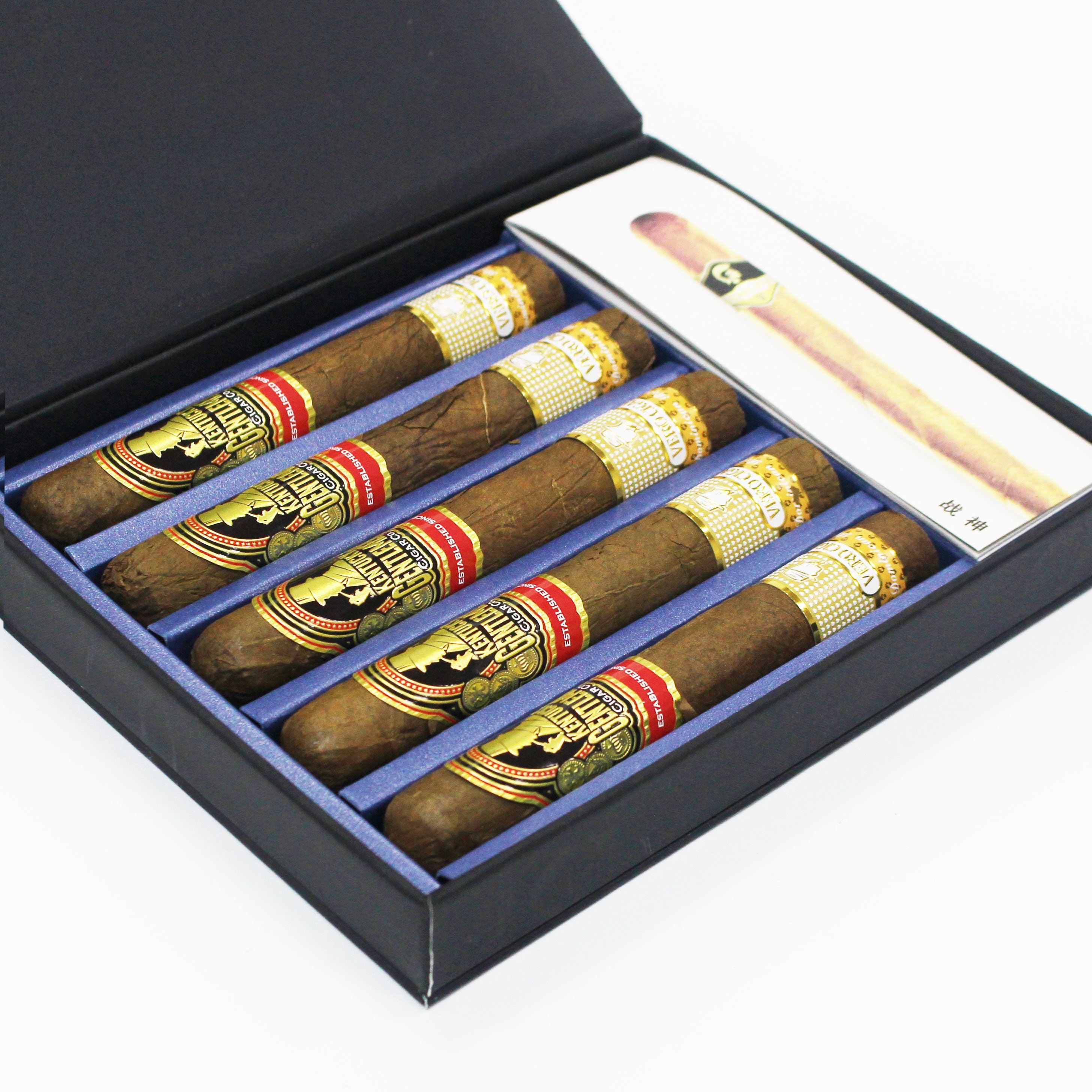 Custom cigar label bands Embossing cigar ring label sticker