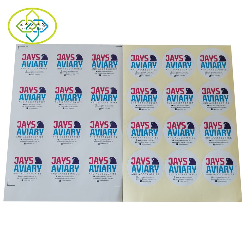 Custom Sticker Die Cut paper Stickers Printing self-adhesiver Company Cartoon Logo