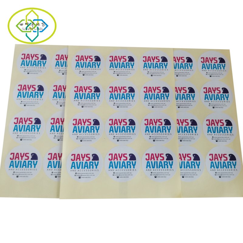 Custom Sticker Die Cut paper Stickers Printing self-adhesiver Company Cartoon Logo