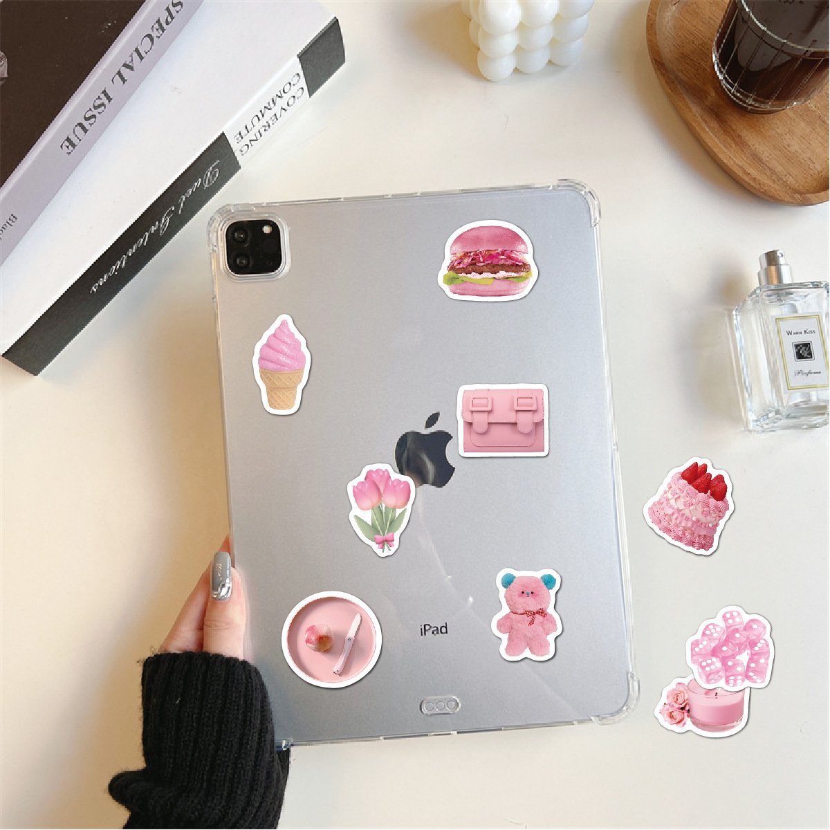 Premium 50Pcs Each Lovely Sticker Collection Mobile Phone Cup Notebook Graffiti Girl Hand Oook Decoration Cartoon Sticker