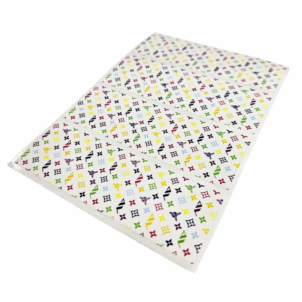 Custom printing cute logo hot stamping waterproof sticker paper bottle packaging label