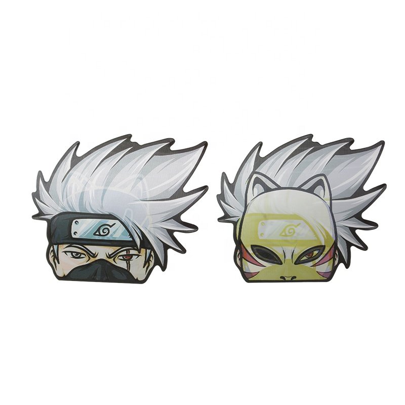 2023 new produce cartoon 3D motion sticker anime lenticular sticker car die cut stickers anime