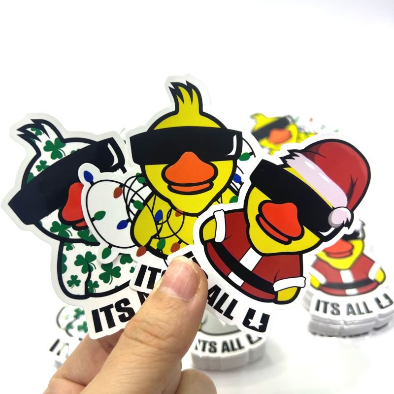 Custom Beautiful Durable Sticker Die Cut vinyl Waterproof Sticker For Decorate The Phone