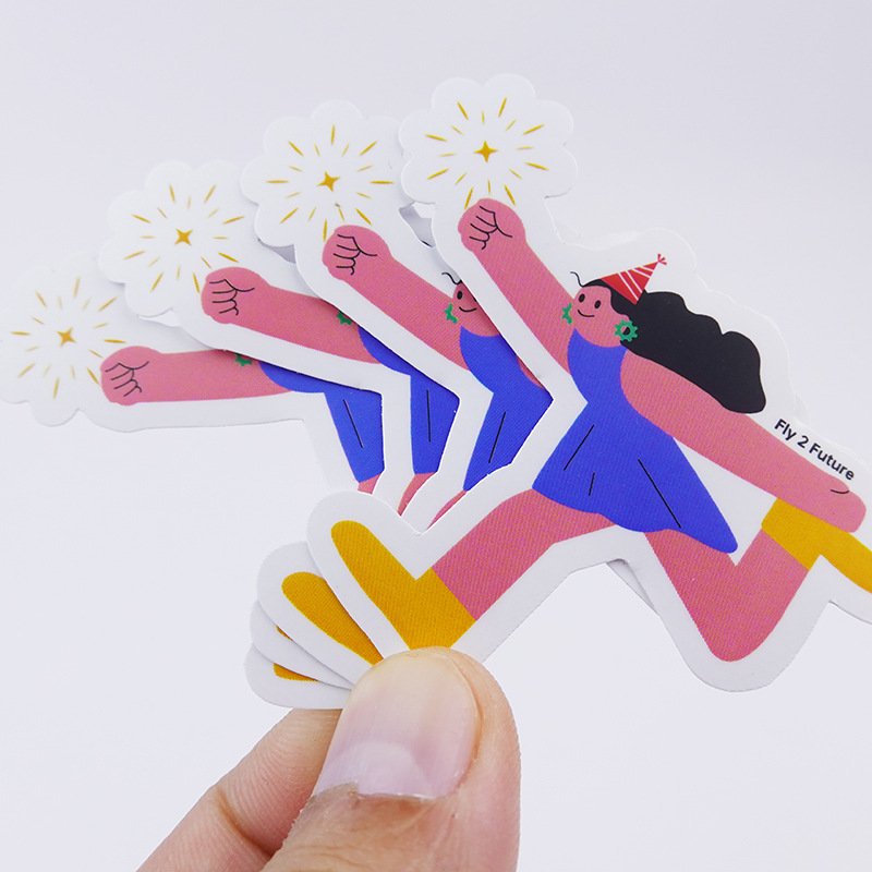 Custom vinyl sticker cartoon waterproof decorative sticker Cartoon sticker for Children