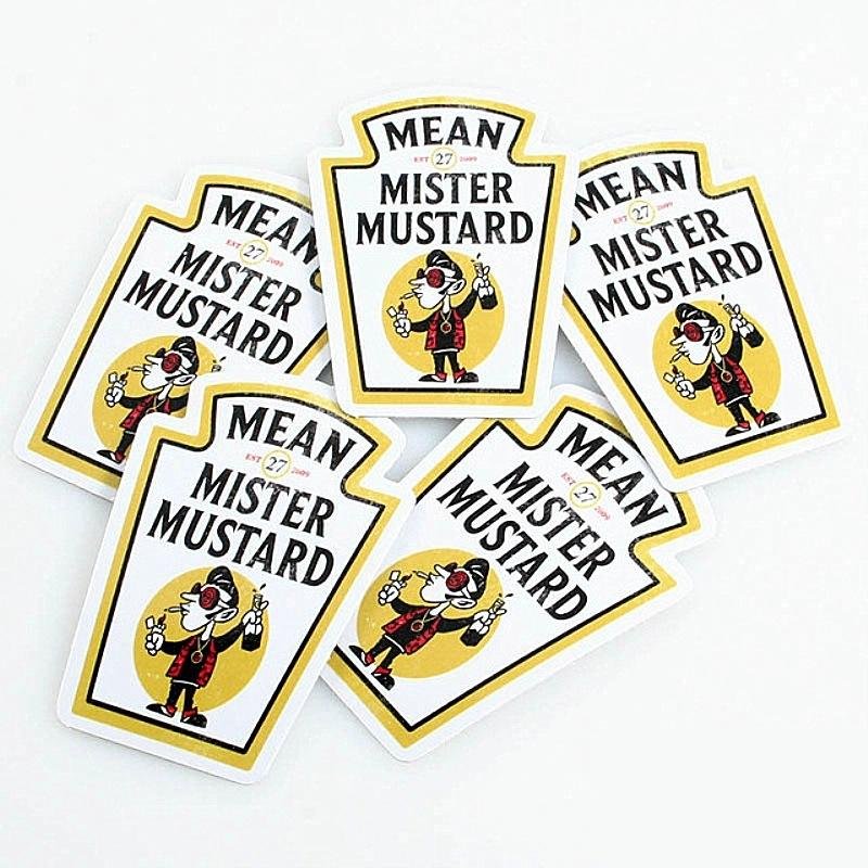 Custom Logo Die Cut Printable Vinyl Special-Shaped Cartoon Stickers For Luggage Cup Decoration
