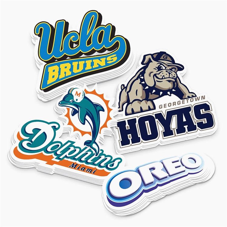Custom Logo Die Cut Printable Vinyl Special-Shaped Cartoon Stickers For Luggage Cup Decoration