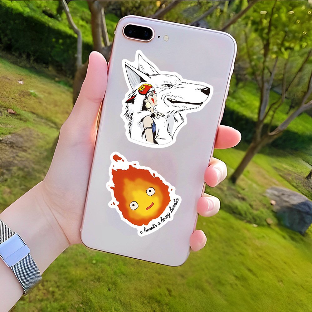 (Wholesale)DIY 100 sheet Japan cartoon Miyazaki Hayao stickers waterproof self-adhesive stickers for decoration
