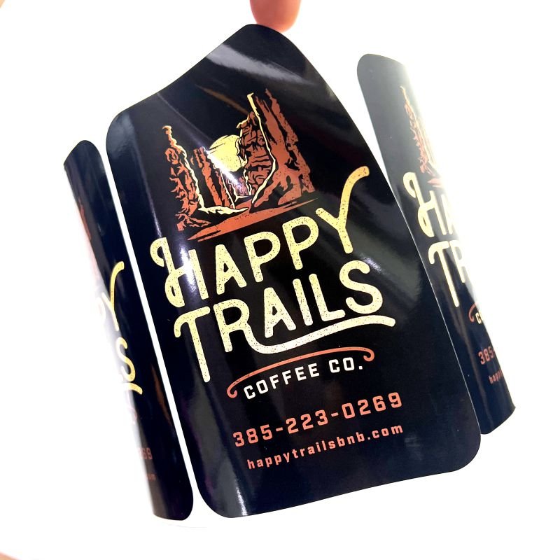 wholesale etiquette autocolante roll labels for food containers bottles glass Logo stickers