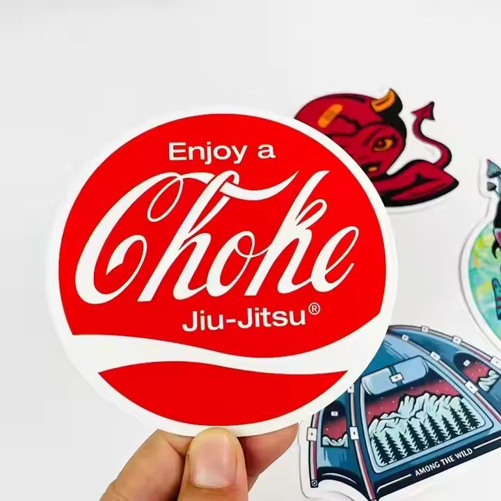 Custom Design Cartoon Waterproof Labels Sticker Self Adhesive Holographic Vinyl Die Cut Sticker