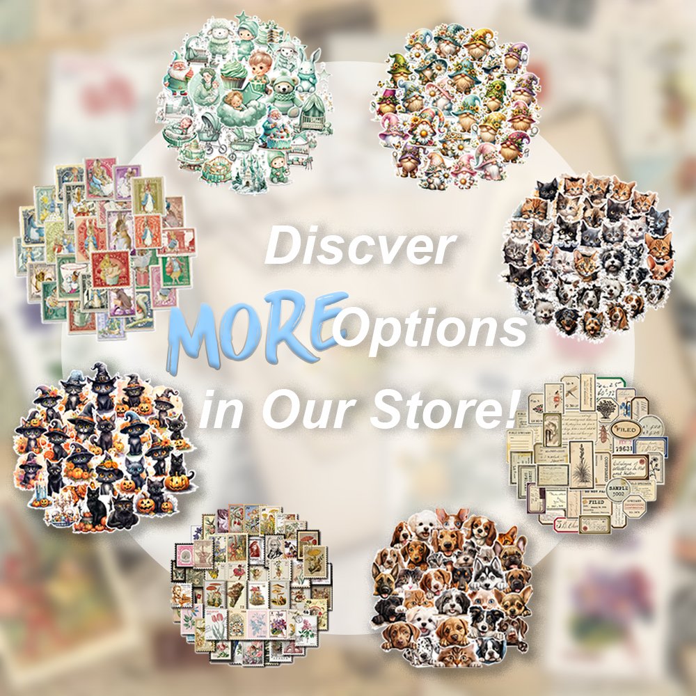 Wholesale Custom Rabbit Easter Cartoon Stickers Kawaii Scrapbooking 44 pcs DIY Crafts Decoration Journal Envelope Bunny Decals