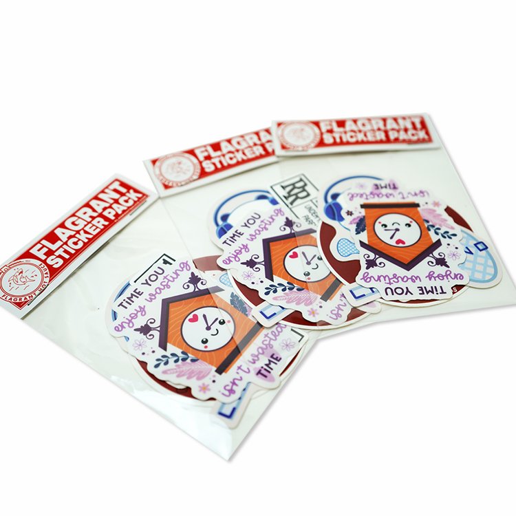 custom design vinyl stickers bulk die cut high quality funny cartoon sticker momo 100 pc per pack korea