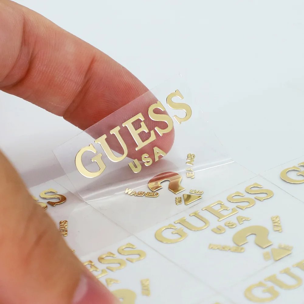 OEM/ODM Custom Waterproof Electroplate Self-Adhesive Transfer 3D Letters Metal Logo Stickers For Gift Box Package Label