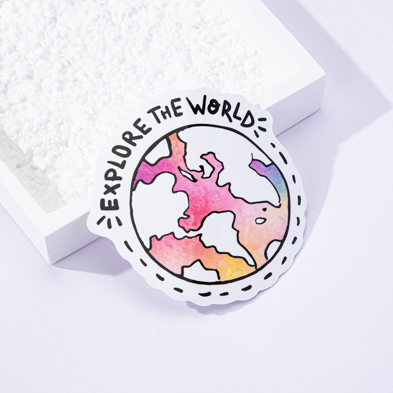 factory custom decorative resistant stickers sheets die cut label printing kiss cut cartoon die cut logo stickers