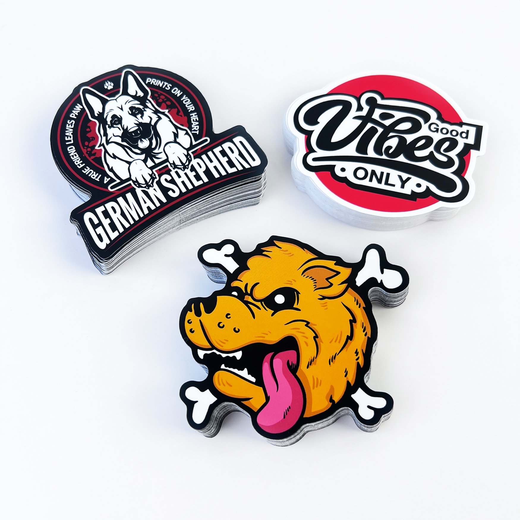 Custom UV Resist Waterproof Adhesive Holographic PVC Vinyl Labels Laptop Bottle Stickers Pack With Logo Cartoon Die Cut Sticker