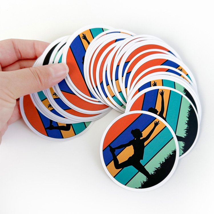 UV Resist Outdoor Waterproof Sticker Sheets Car Stickers Print Logo Vinyl PVC Labels Custom Holographic Die Cut Stickers