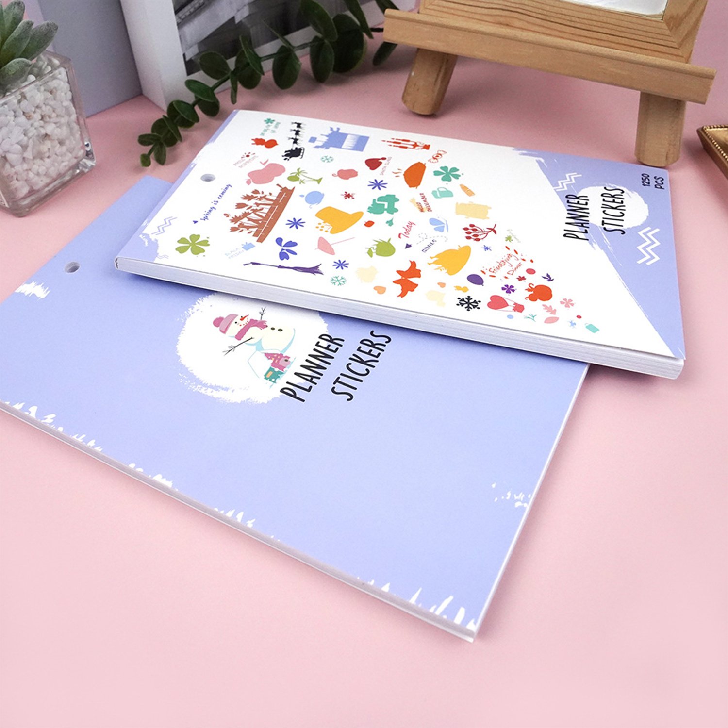28PCS/Set Planner Sticker Journal & Calendar Inspirational Cartoon Sticker Dates Months Holiday List Sticker Planner Accessories