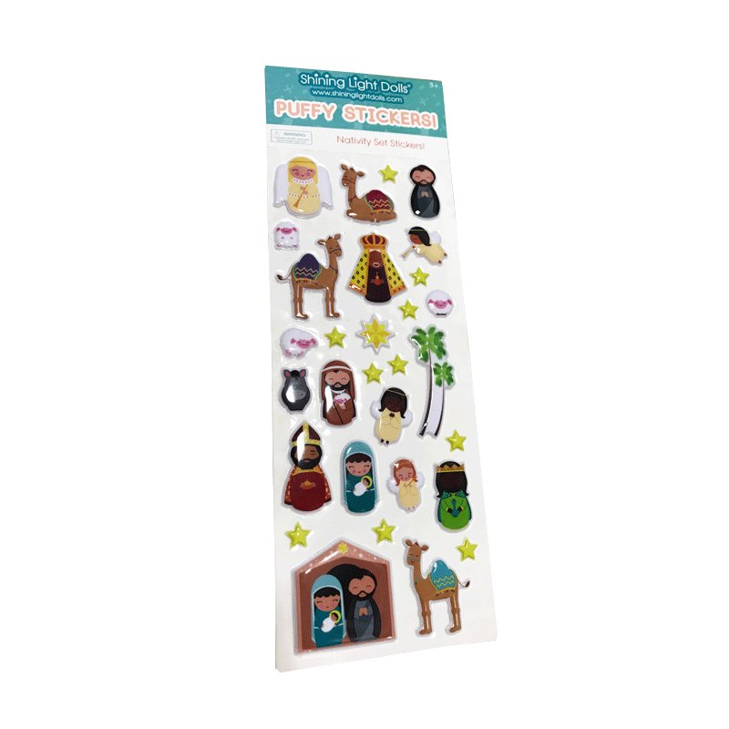 Factory supply hot sale promotional gifts custom 3D puffy stickers cute cartoon sticker anime stickers