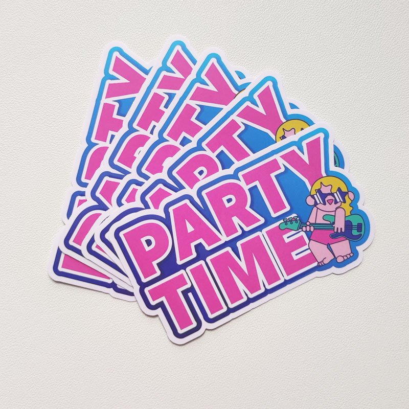 Wholesale Cartoon Vinyl Sticker Decorative Laptop Luggage Custom Sticker