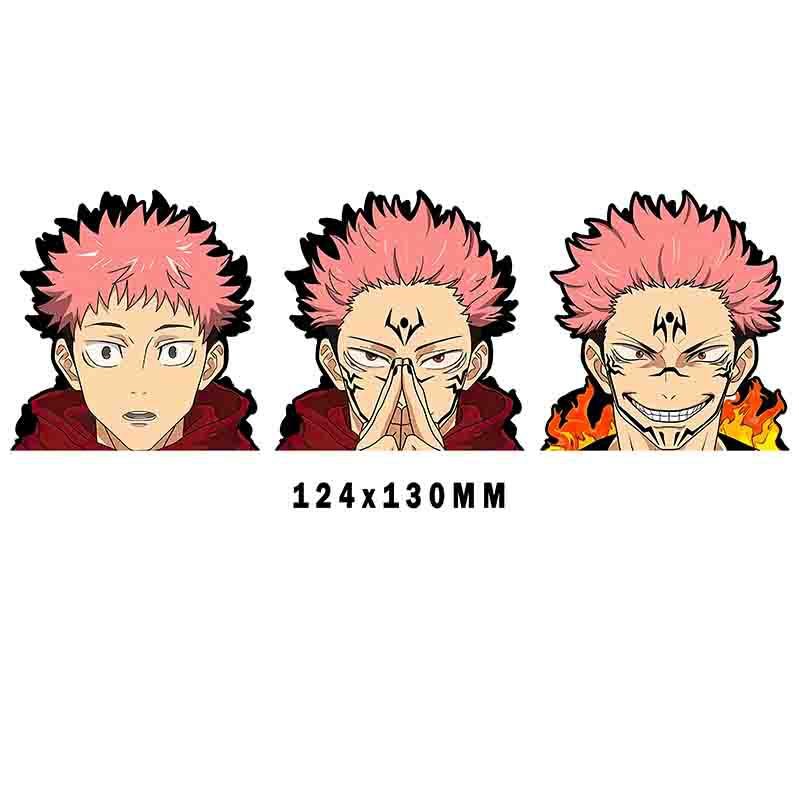 Promotional Gifts Anime Girl motion decals Stickers 3D Car Waterproof Manga Decor For Laptop Room Anime Stickers