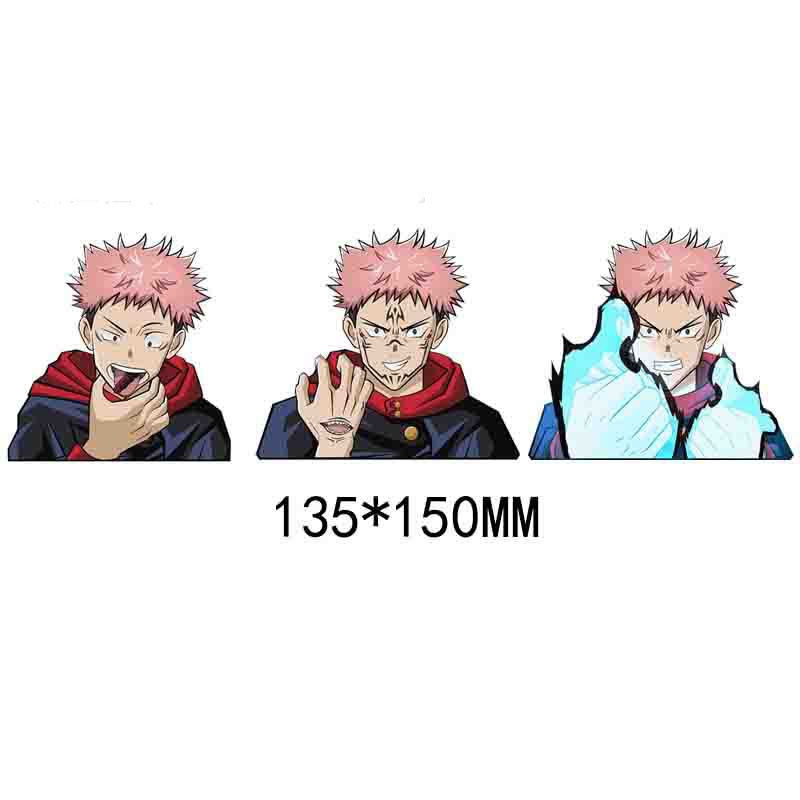Promotional Gifts Anime Girl motion decals Stickers 3D Car Waterproof Manga Decor For Laptop Room Anime Stickers