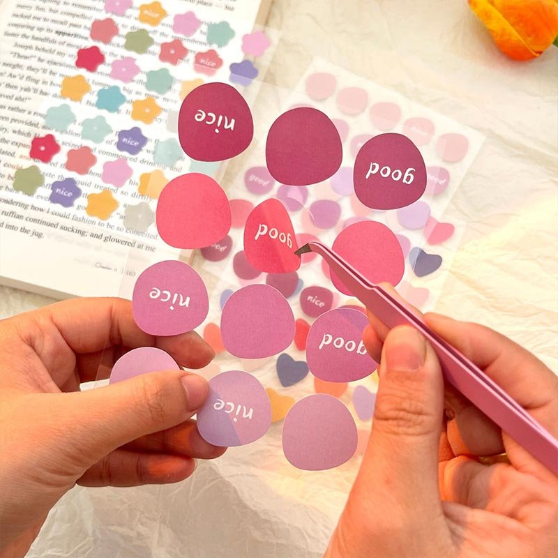 Custom Cute Cartoon Sticker Custom Crystal Company Logo Stickers Wholesale Custom Decorative Clear Stickers