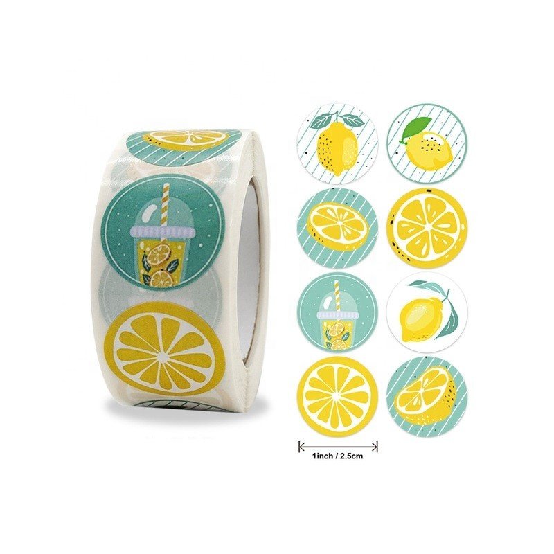 KYW Self Adhesive Custom Printing Vinyl Cute Cartoon Different Shapes Paper Logo Sticker Basketball Roll Label