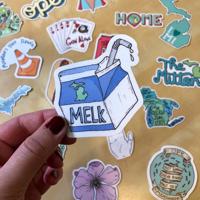 Laptop waterproof adhesive stickers pvc maker label laser uv printed printing die cut vinyl sticker custom logo stickers cartoon