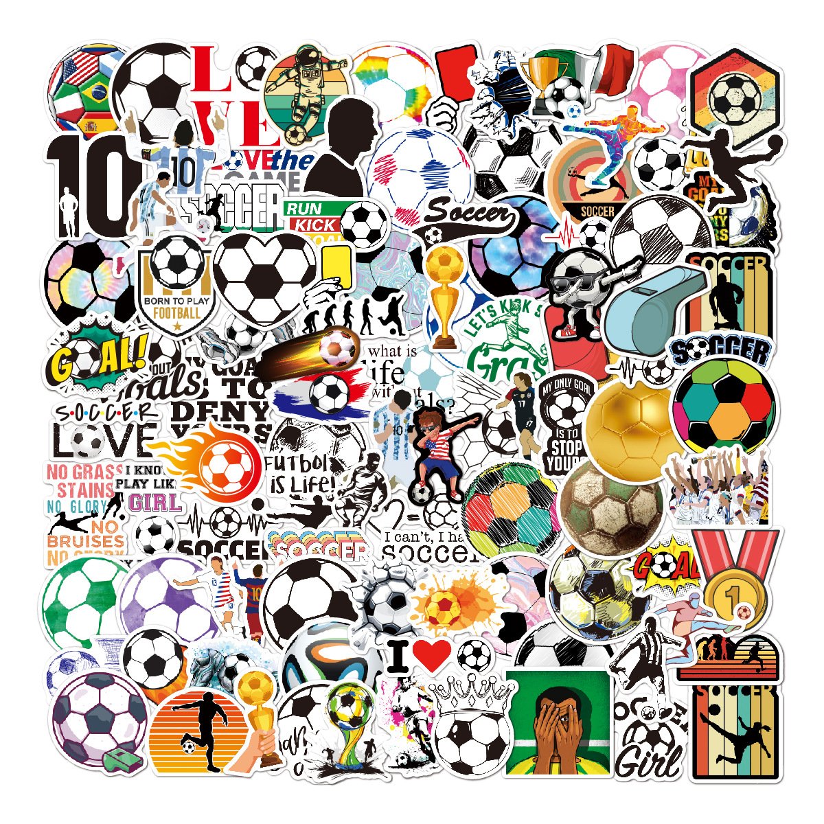 High Quality PVC Water-Proof Cartoon Monster Decorative Sticker UV Printed for Laptop Fridge Water Cup
