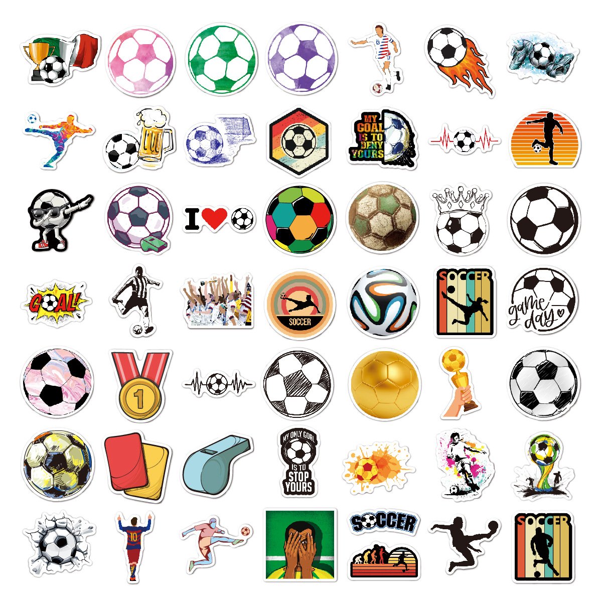 High Quality PVC Water-Proof Cartoon Monster Decorative Sticker UV Printed for Laptop Fridge Water Cup