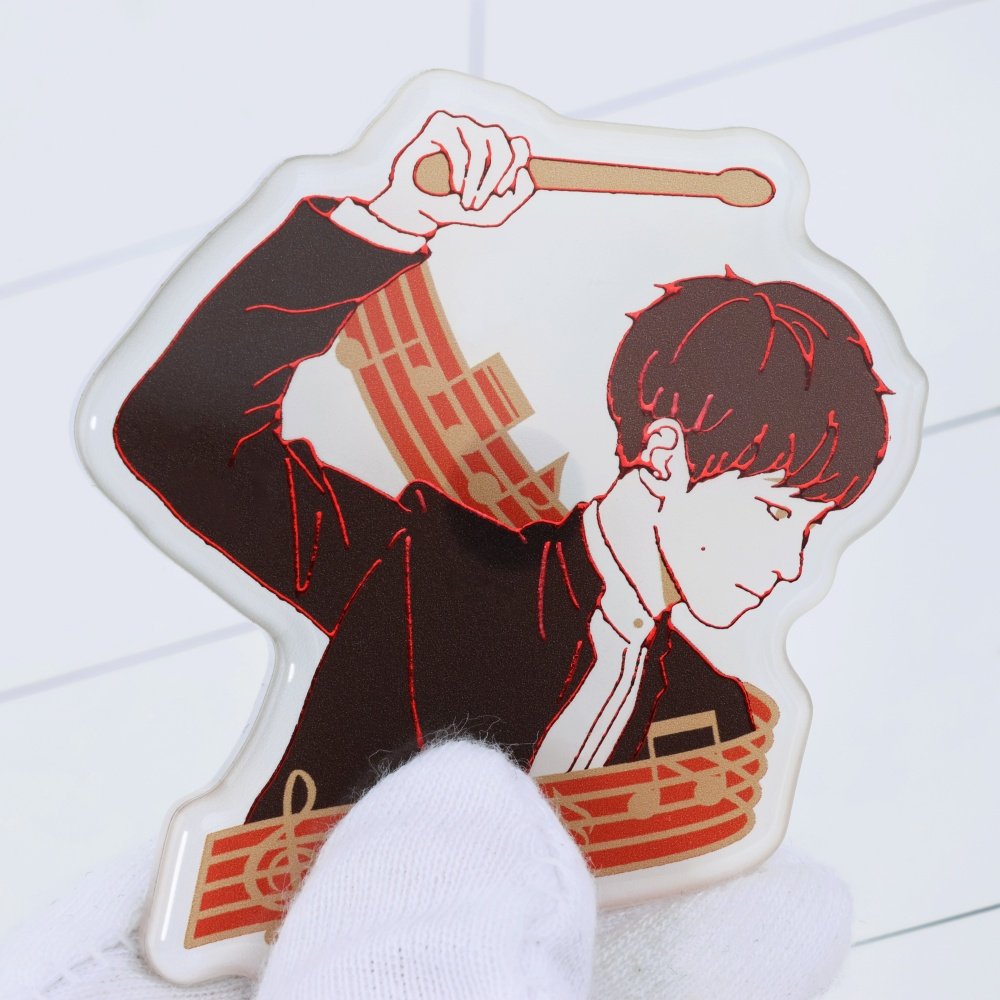 Wholesale Custom Promotional Gift Epoxy Plastic Acrylic Magnetic Stickers Cartoon Idol Kpop Anime Fridge Refrigerator Magnet