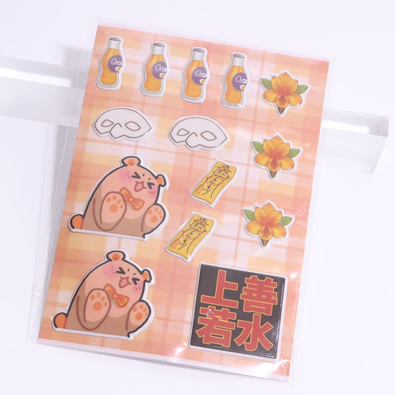 Vigreat Wholesale Adhesive PVC Custom Die Cut Vinyl Stickers Printing,Waterproof Cute Logo Design Cartoon Sticker