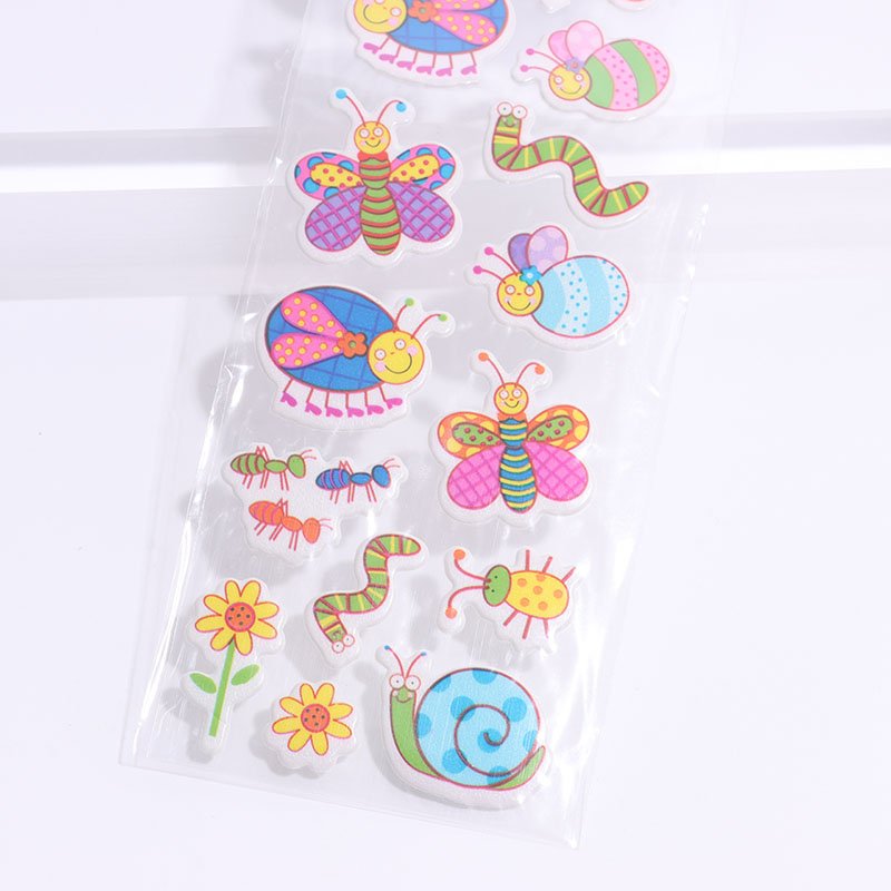 Vigreat Wholesale Adhesive PVC Custom Die Cut Vinyl Stickers Printing,Waterproof Cute Logo Design Cartoon Sticker