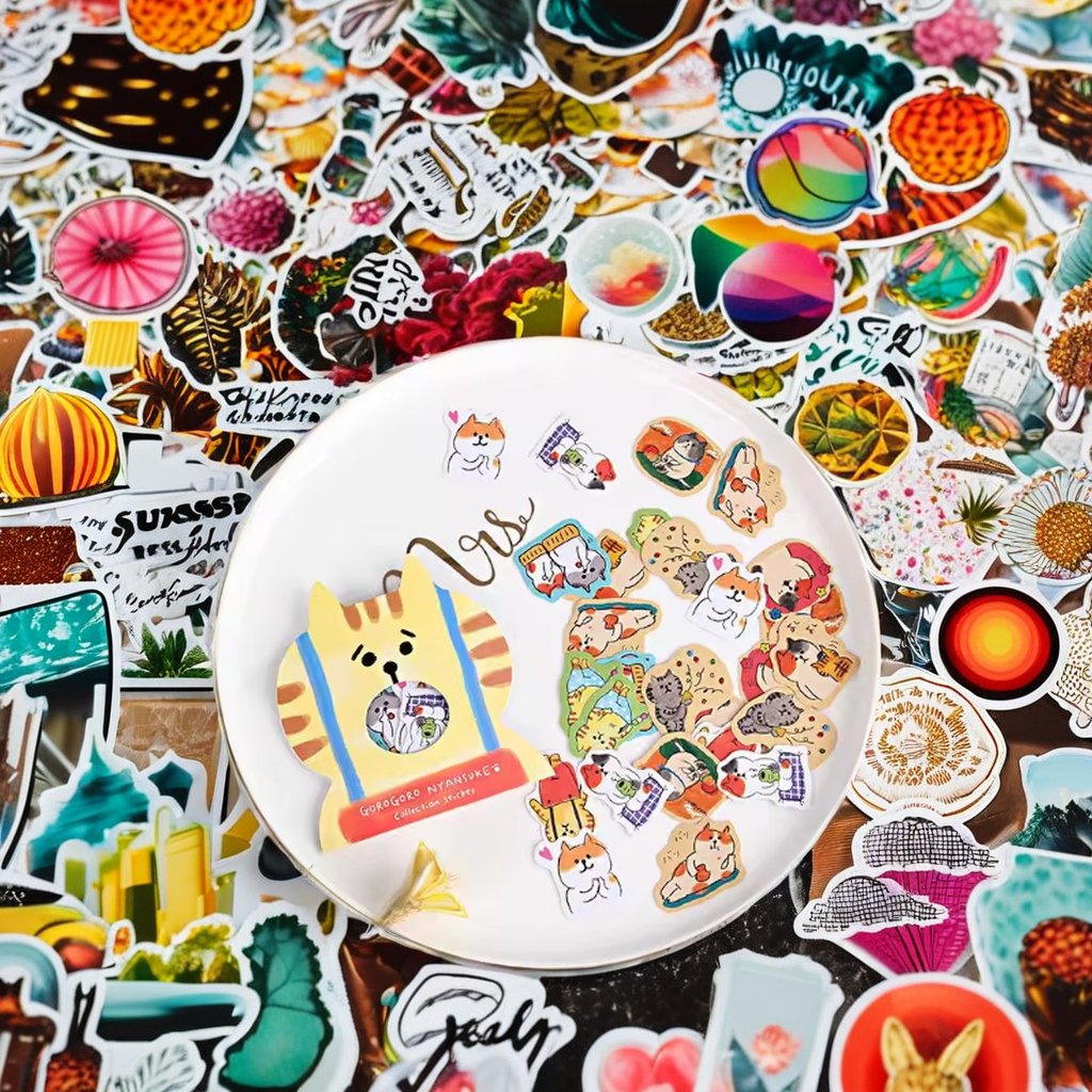Wholesale Customized 3D Clear Cartoon Stickers Children's UV Printed Vinyl Decorative Labels for Personalized Design
