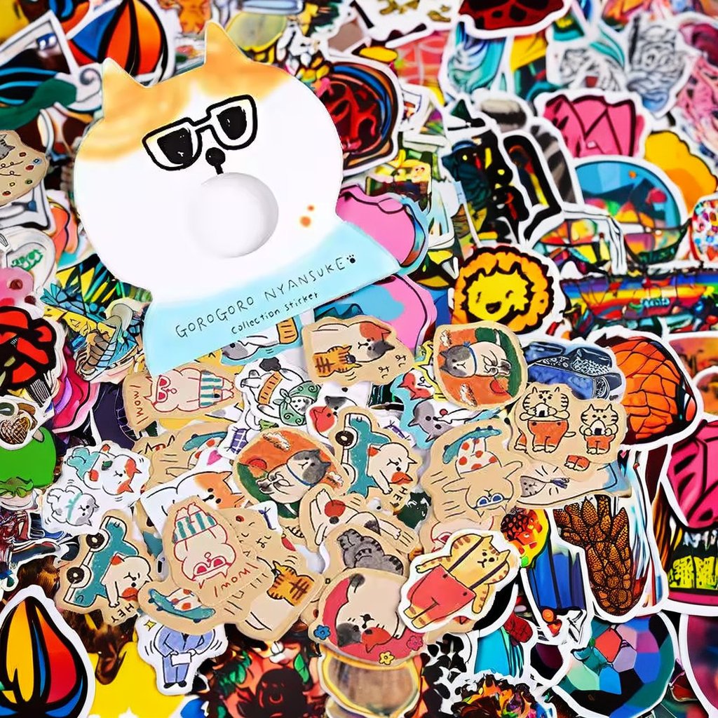 Wholesale Customized 3D Clear Cartoon Stickers Children's UV Printed Vinyl Decorative Labels for Personalized Design