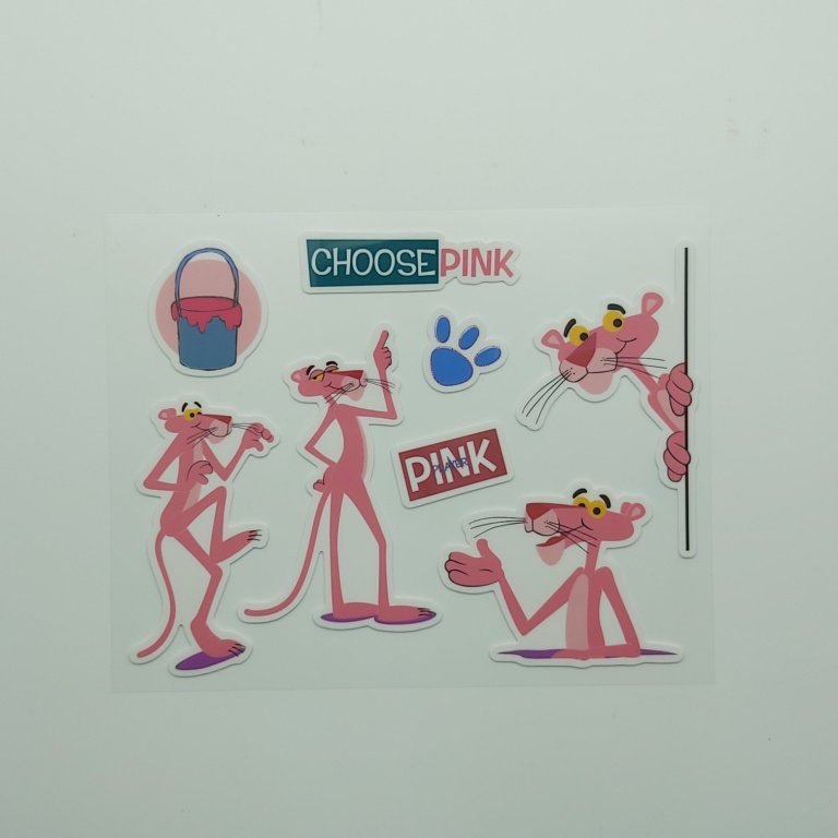 Wholesale Adhesive Custom Die Cut Vinyl TPE Stickers Custom UV Proof Cute Design Cartoon Sticker